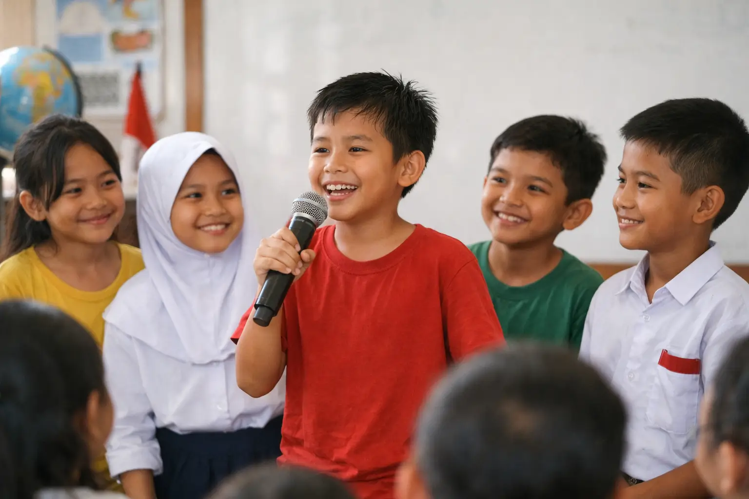 cara melatih public speaking anak