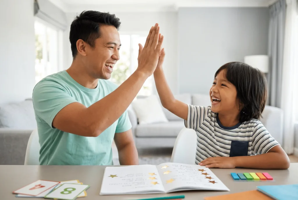 cara belajar efektif anak sd di rumah